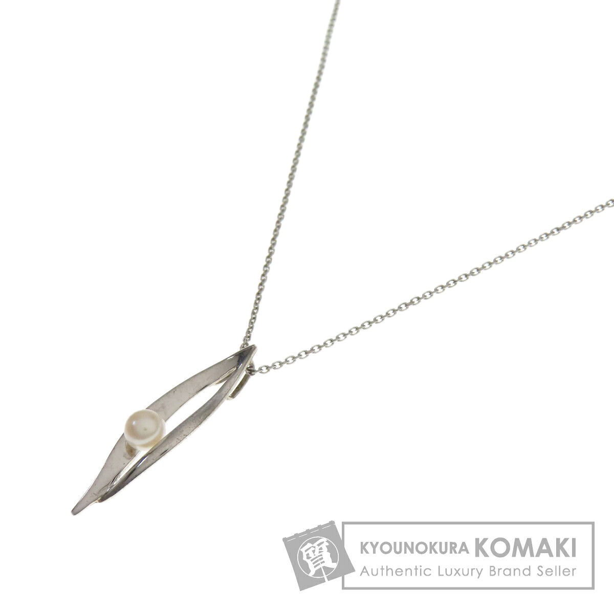 タサキ パール ネックレス 金属製 レディース 【中古】【TASAKI】