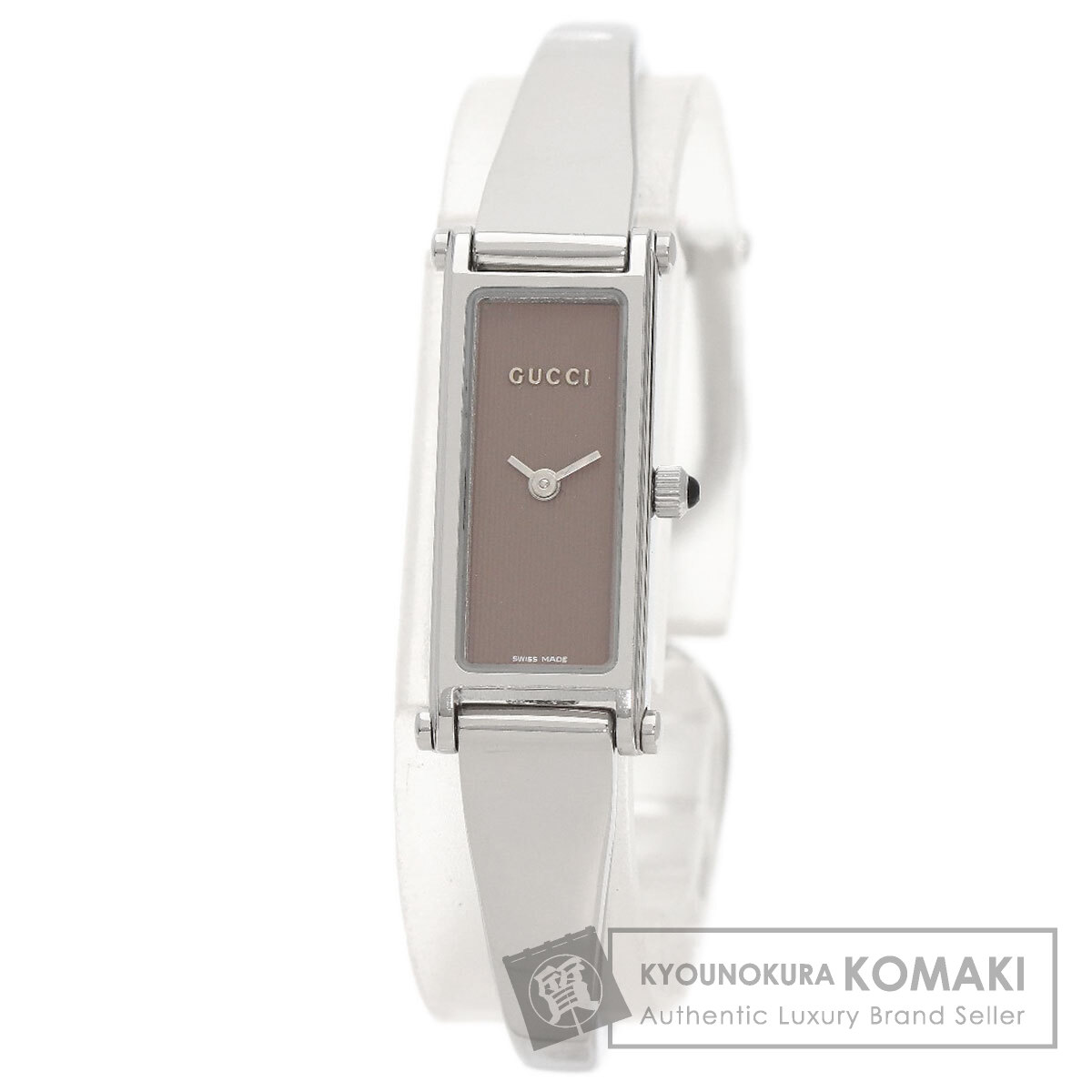 GUCCI ビンテージ　レディース腕時計　ブレスレット　2305L スクエア GUCCI Stainless Steel Square Face Quartz Analog Watch 2305L