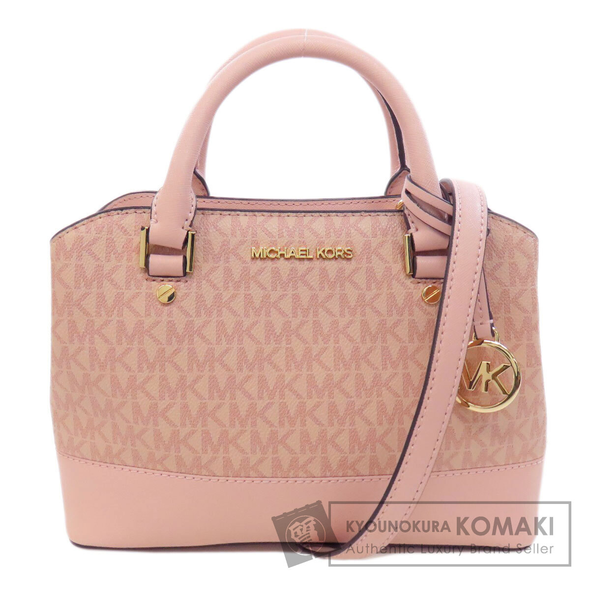 マイケルコース MKシグネチャー 2WAY ハンドバッグ PVC レディース 【中古】【Michael Kors】