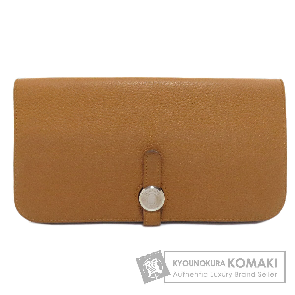 エルメス ドゴンロング シルバー金具 長財布（小銭入れなし） トリヨン レディース 【中古】【HERMES】