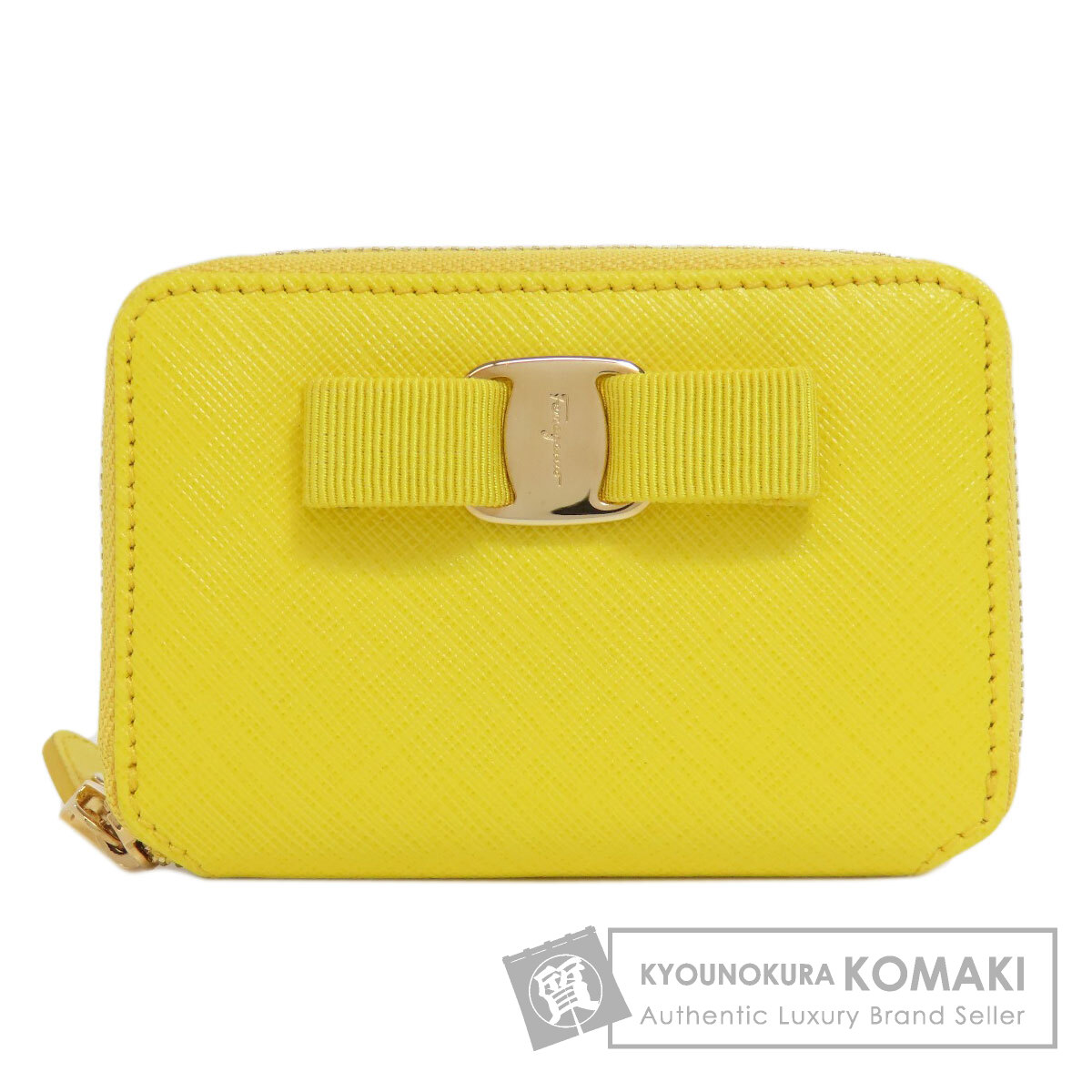 サルヴァトーレフェラガモ ヴァラリボン コインケース レザー レディース 【中古】【Salvatore Ferragamo】