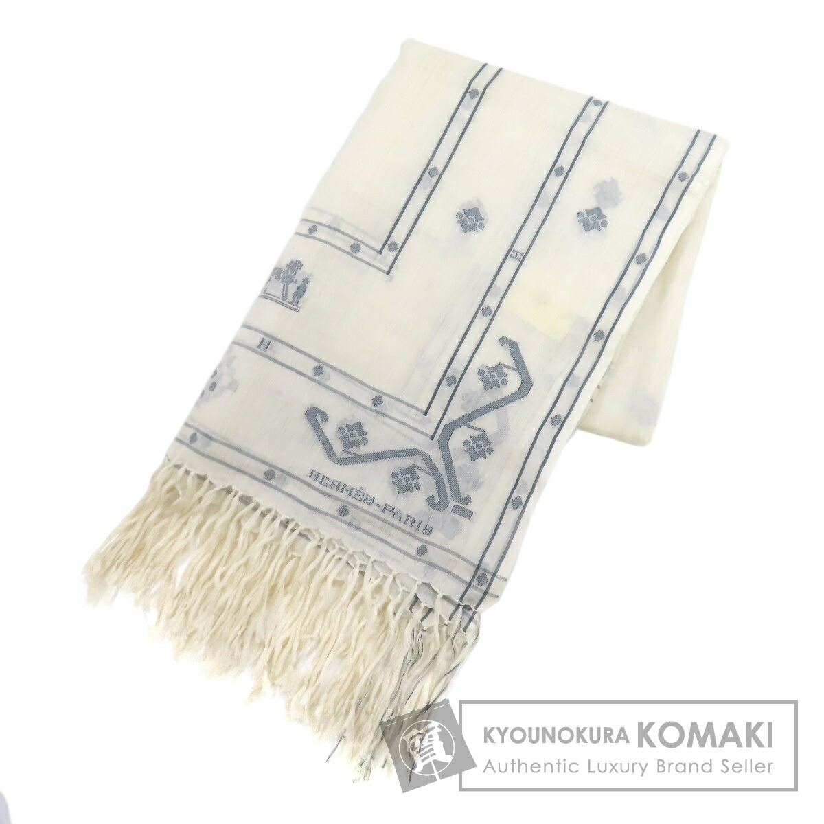 エルメス　新品未使用大判シルクストールグレージュ約180cm x 65cm 楽天市場】【10%OFFクーポン】 エルメス ショール レクタングル