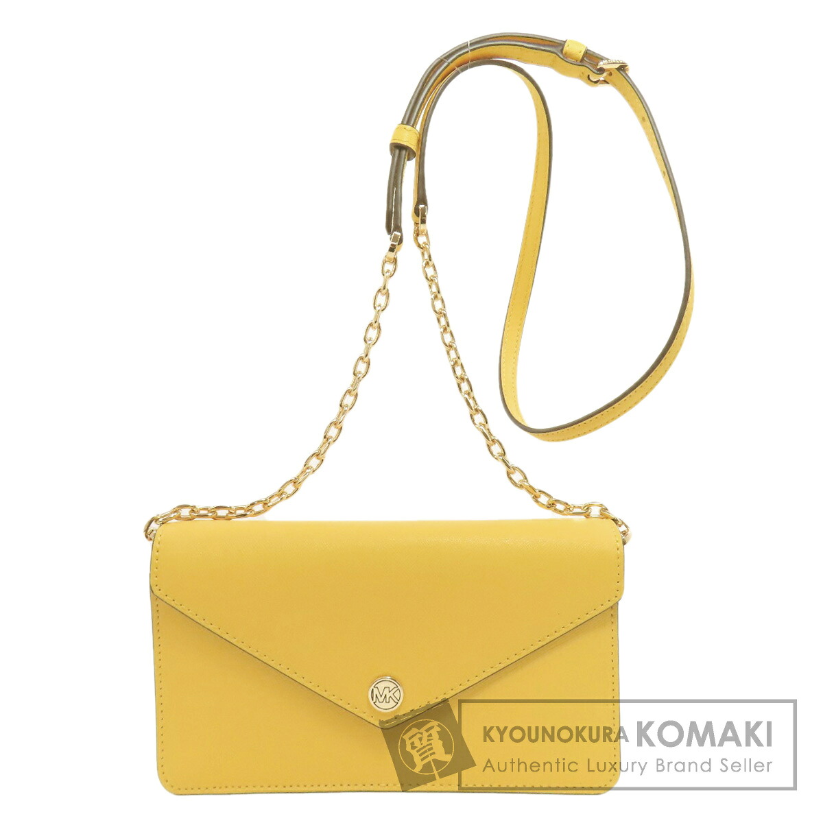 マイケル教科課程 ロング肩先 ショルダーバッグ PVC レディース 【中古】【Michael Kors】