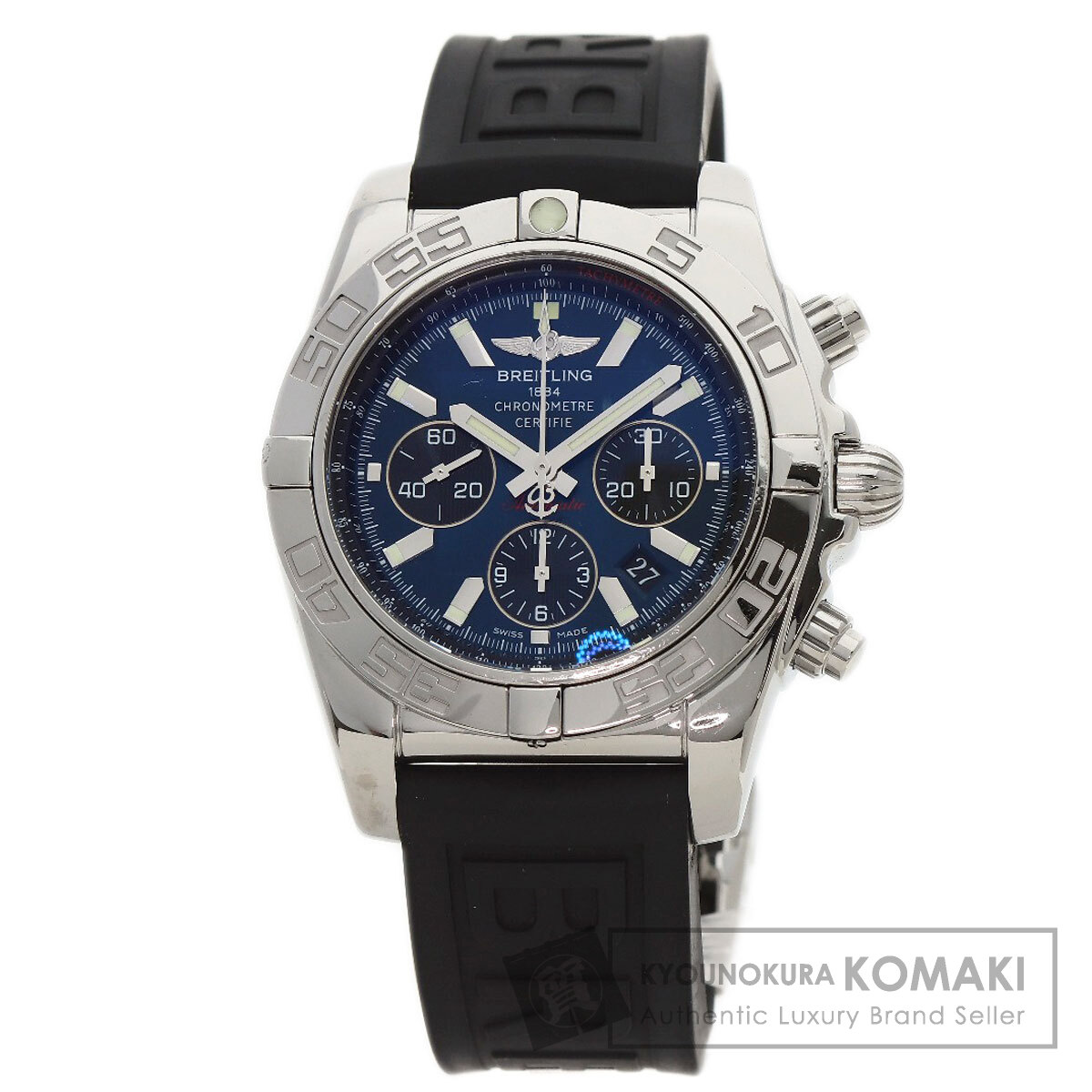 ブライトリング AB0110 クロノマット44 腕時計 ステンレススチール/ラバー メンズ 【中古】【BREITLING】