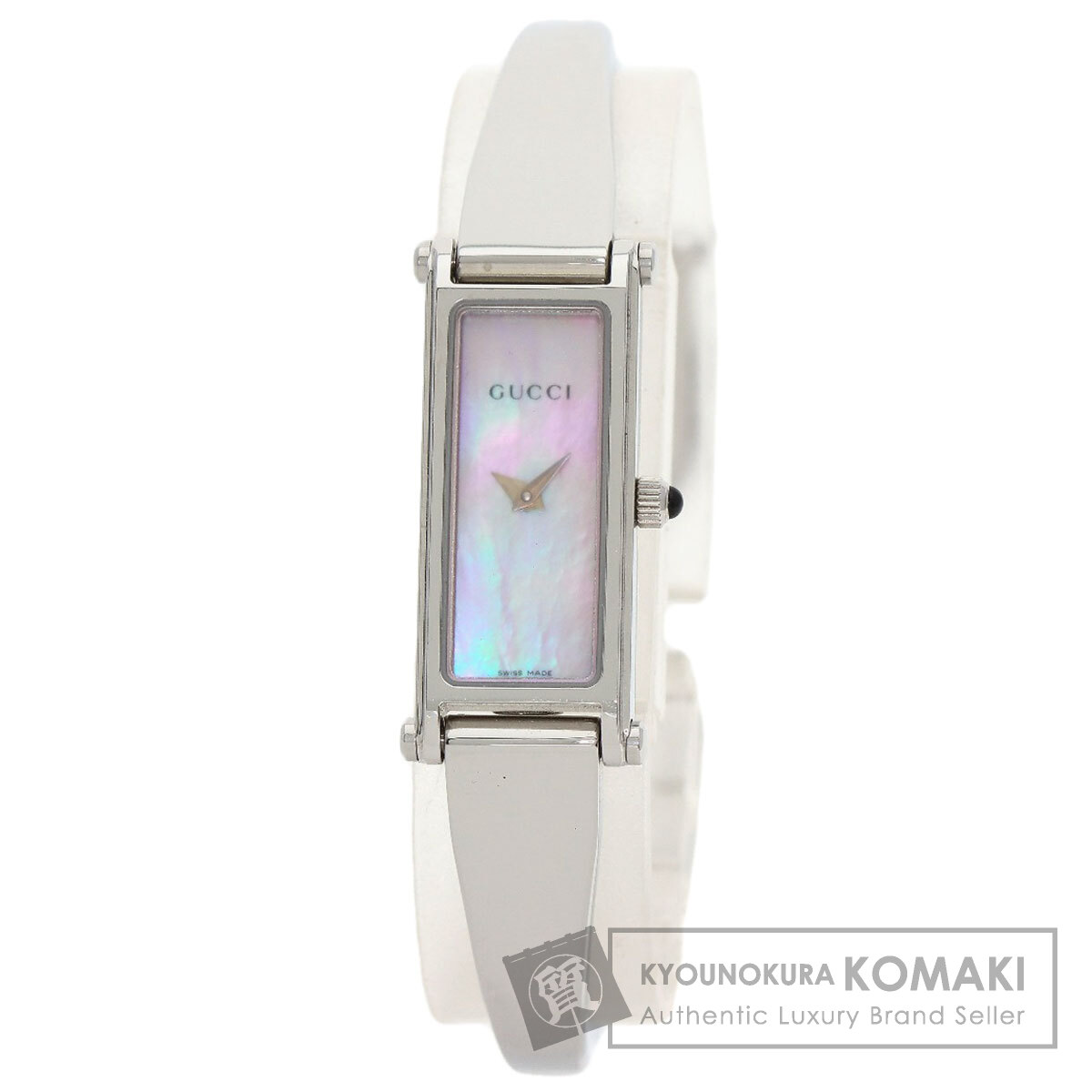 楽天市場】グッチ 111L スクエアフェイス 腕時計 ステンレススチール