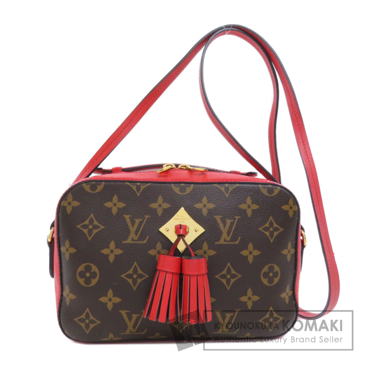 ルイヴィトン M43556 サントンジュ ショルダーバッグ モノグラムキャンバス レディース 【中古】【LOUIS VUITTON】