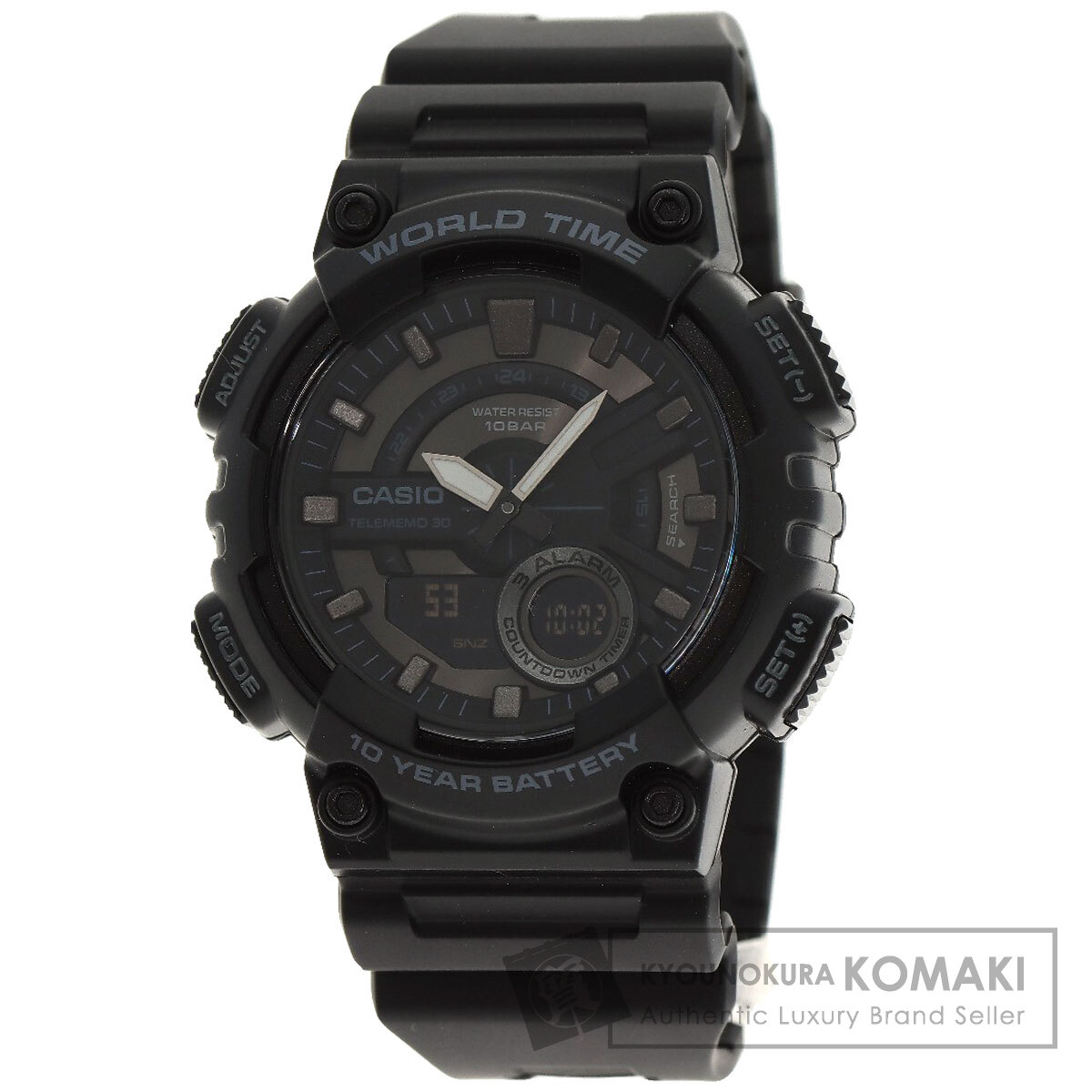 カシオ AEQ-110 AEQ-110 腕時計 ステンレススチール/樹脂 メンズ 【中古】【CASIO】