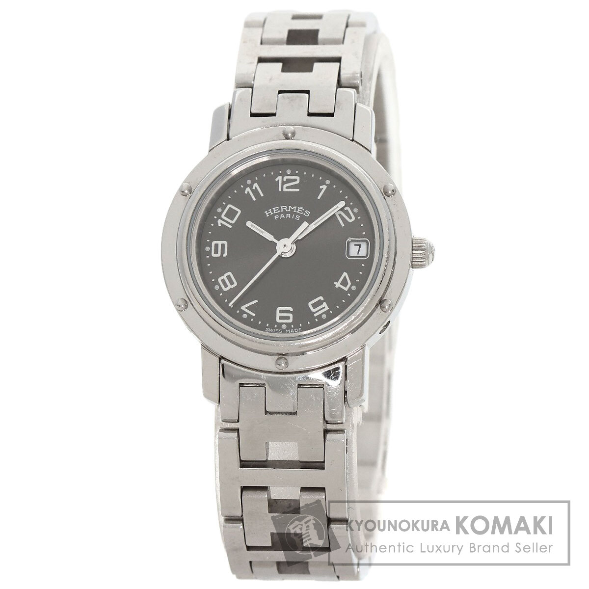 エルメス CL4.210 クリッパー ウォッチ ステンレス鋼スチール写真/SS レディース 【中古】【HERMES】