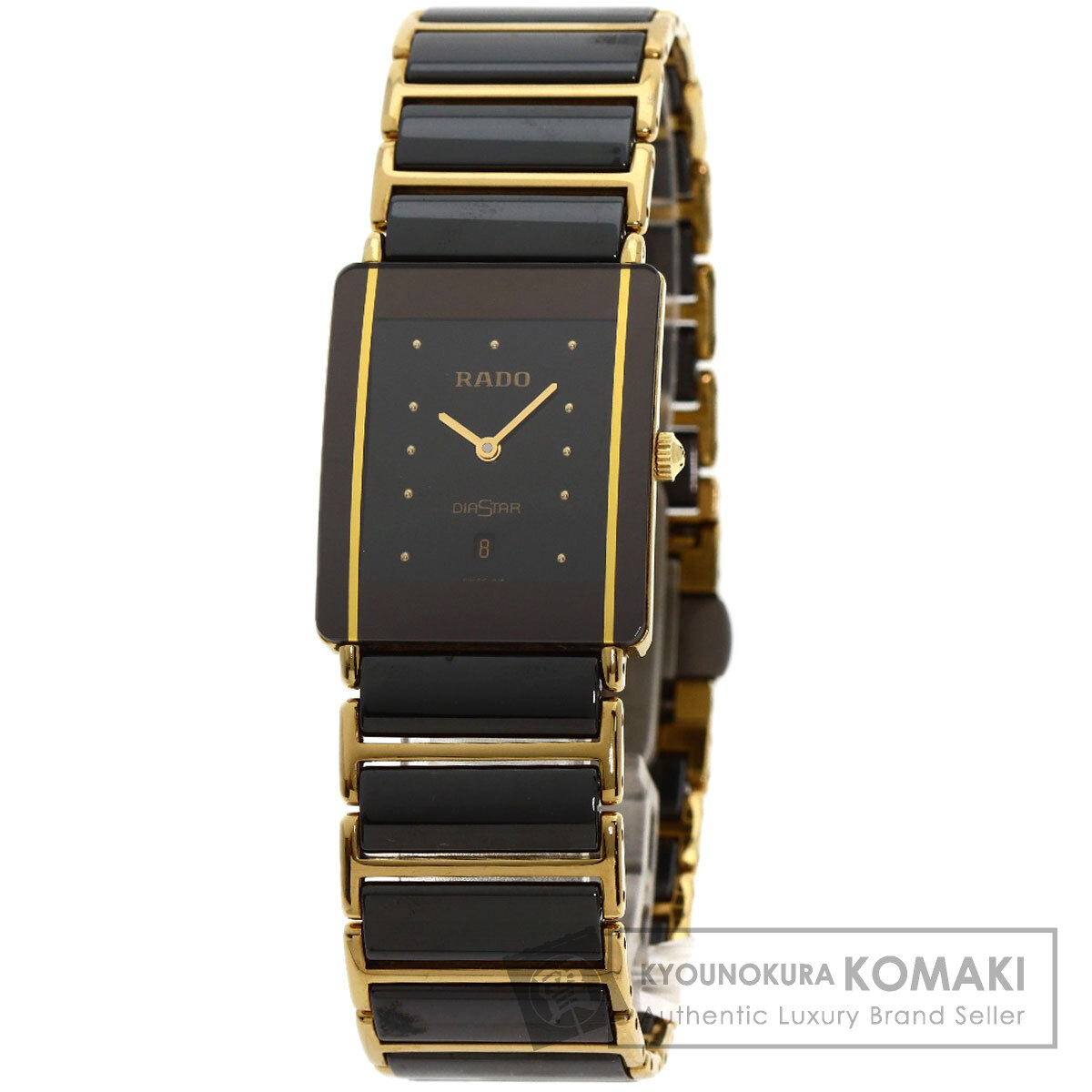 ラドー RADO 129.02663 ダイヤスター ブラック文字盤 腕時計 ラドー RADO 129.02663 ダイヤスター ブラック文字盤 腕時計
