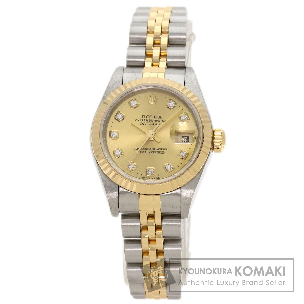 ロレックス 79173G デイトジャスト 腕時計 ステンレススチール/SSxK18YG レディース 【中古】【ROLEX】｜ブランド京の蔵小牧【最安挑戦！】 449,064円