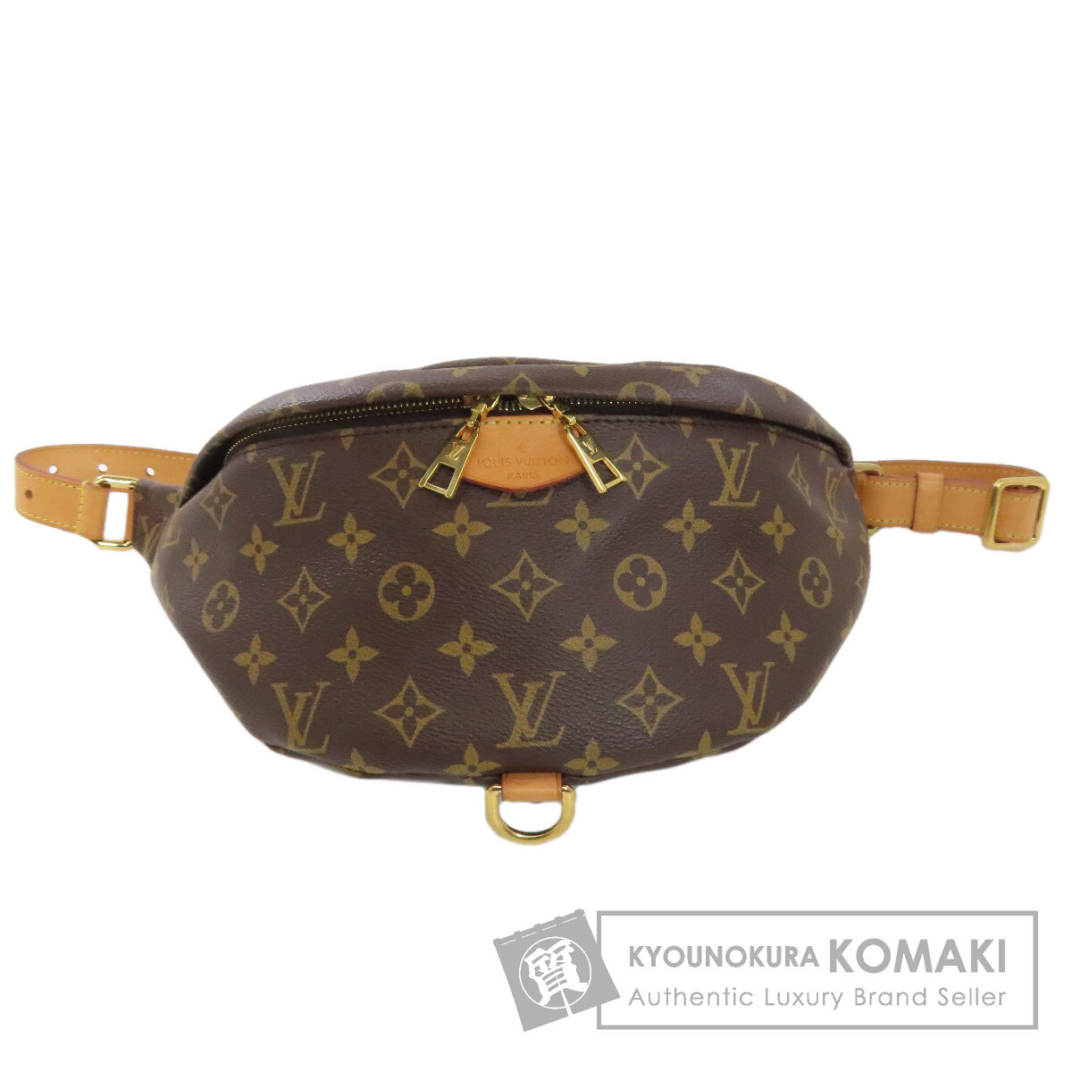【Specialcoupon客体商いもの 6/5～6/11 0:59迄】ルイヴィトン M43644 バムバッグ 上半身御徒面子 モノグラム帆布 レディース 【中古】【LOUIS VUITTON】
