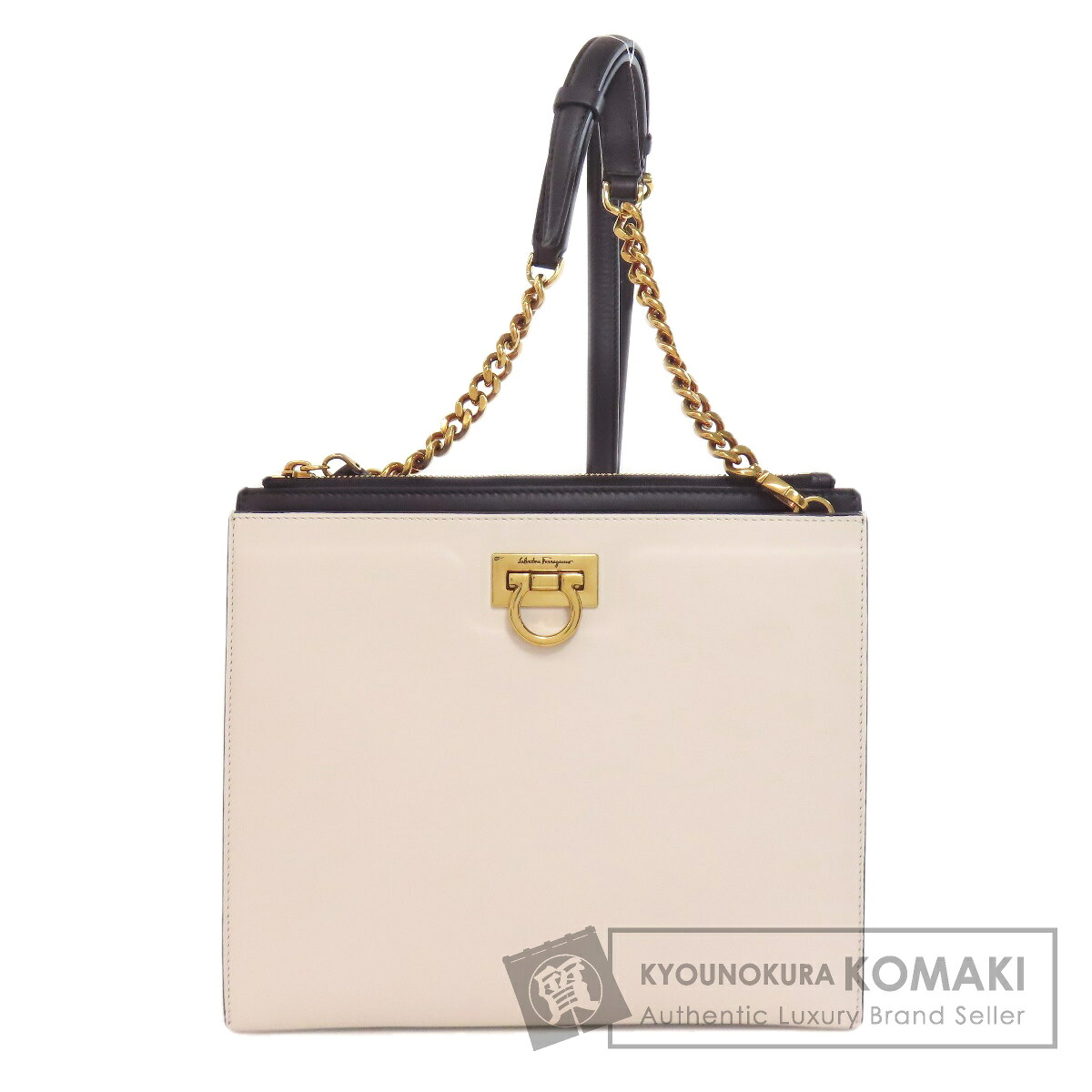 サルヴァトーレフェラガモ ガンチーニ金具 ショルダーバッグ レザー レディース 【中古】【Salvatore Ferragamo】｜ブランド京の蔵小牧【最安挑戦！】