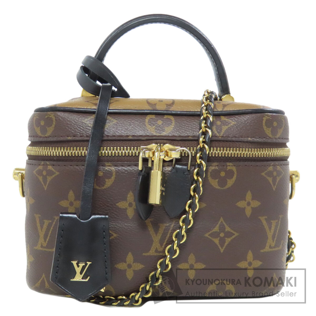 ルイヴィトン M45165 ヴァニティNV PM ハンドバッグ モノグラムリバース レディース 【中古】【LOUIS VUITTON】