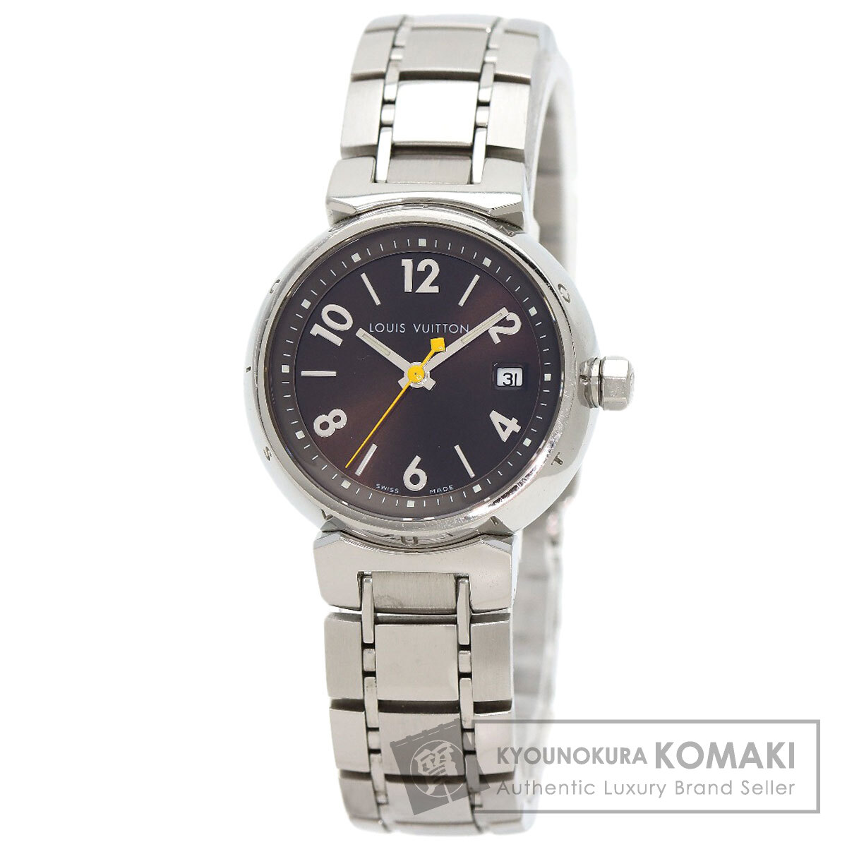 ルイヴィトン Q1211 タンブール 腕時計 ステンレススチール/SS レディース 【中古】【LOUIS VUITTON】