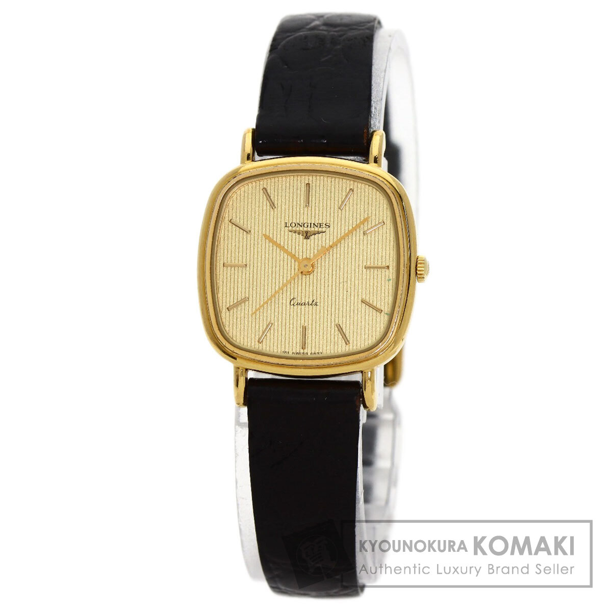 楽天市場】【ウォッチ】LONGINES ロンジン スクエア型 グレー文字盤 GP