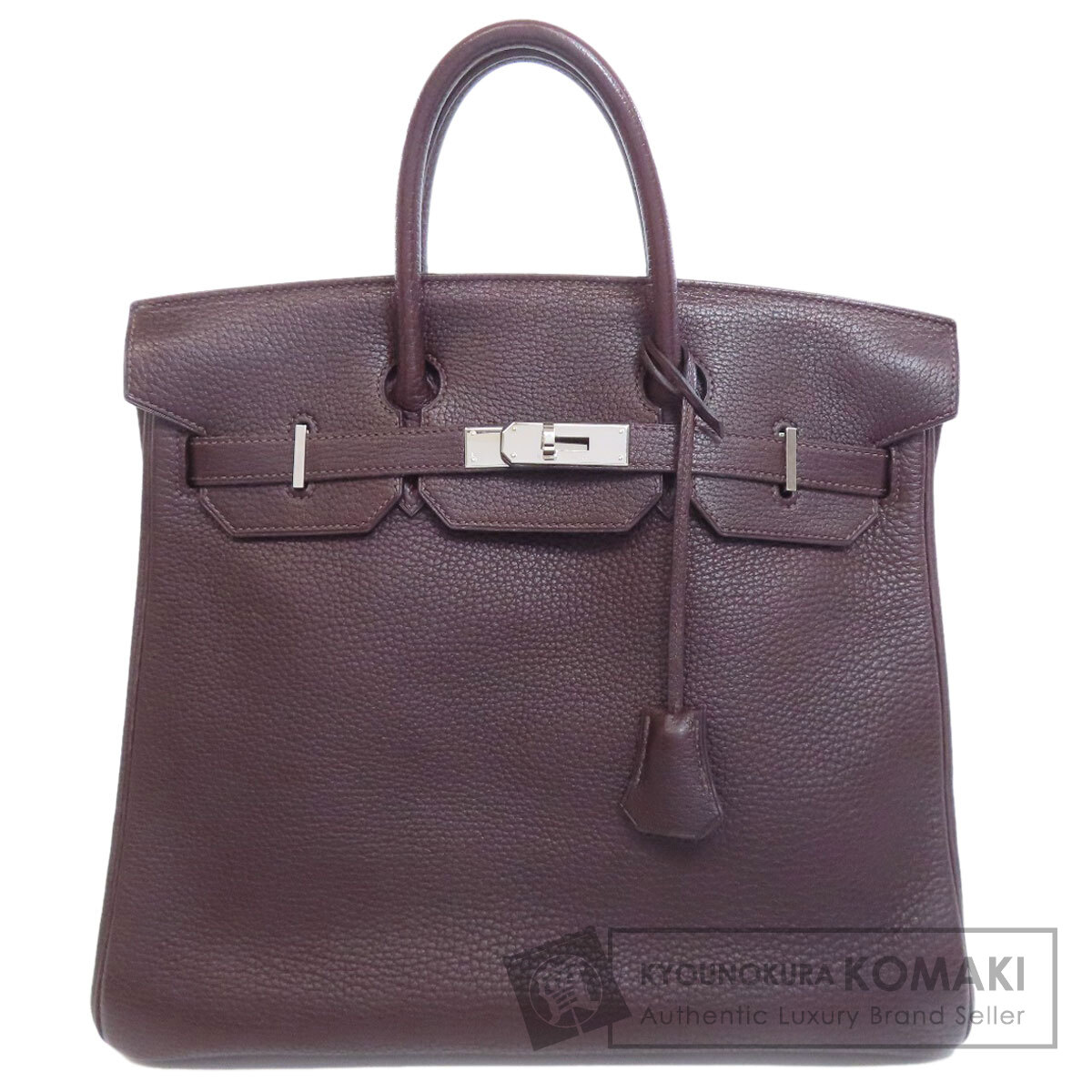 楽天市場】エルメス オータクロア28 ダークブラウン シルバー金具
