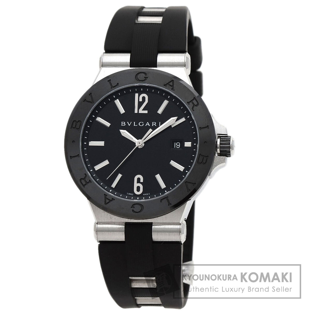ブルガリ DG42SC ディアゴノ セラミック 腕時計 ステンレススチール/ラバー/セラミック メンズ 【中古】【BVLGARI】|ブランド京の蔵小牧【最安挑戦!】