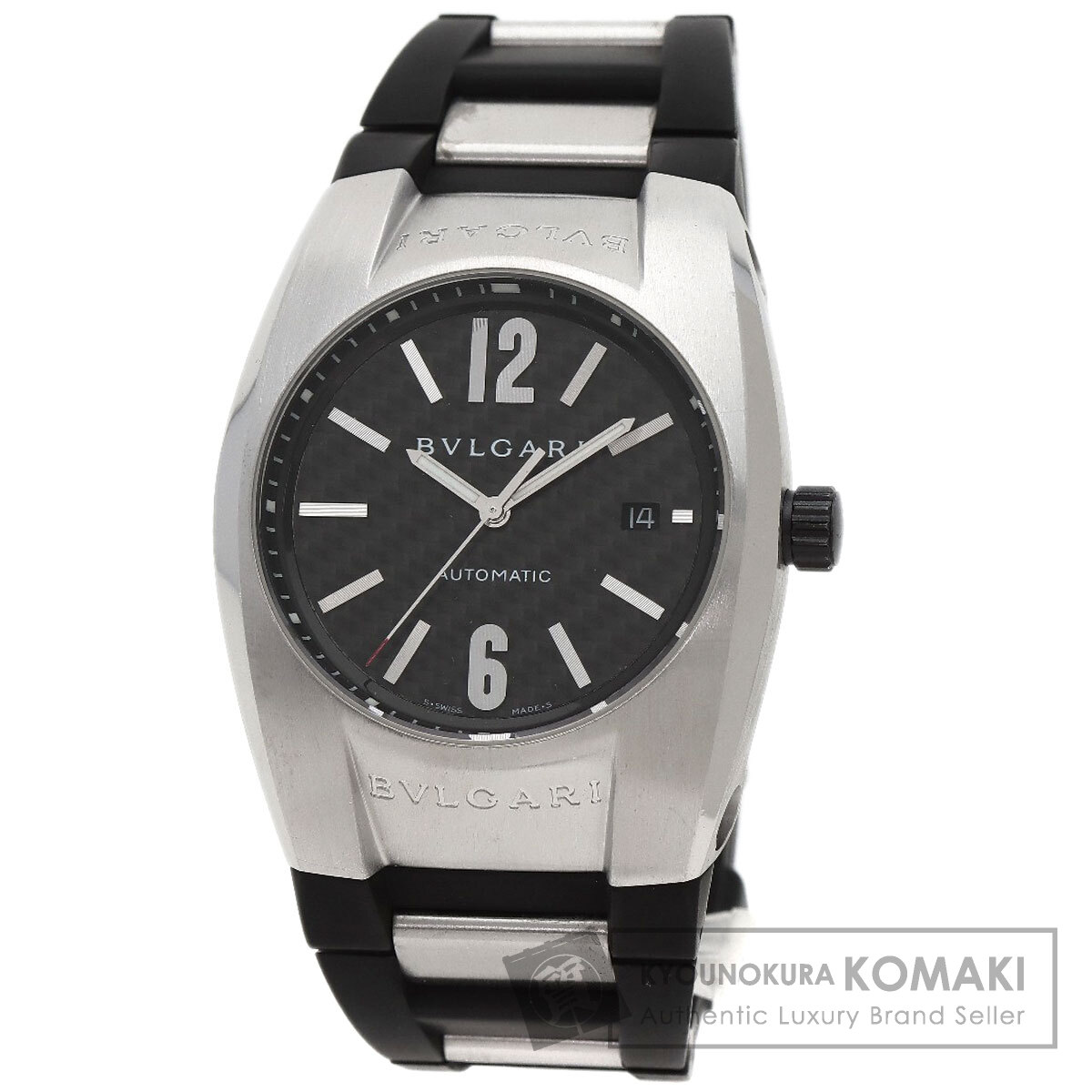 楽天市場】BVLGARI ブルガリ エルゴン クロノグラフ EG40SCH デイト 黒