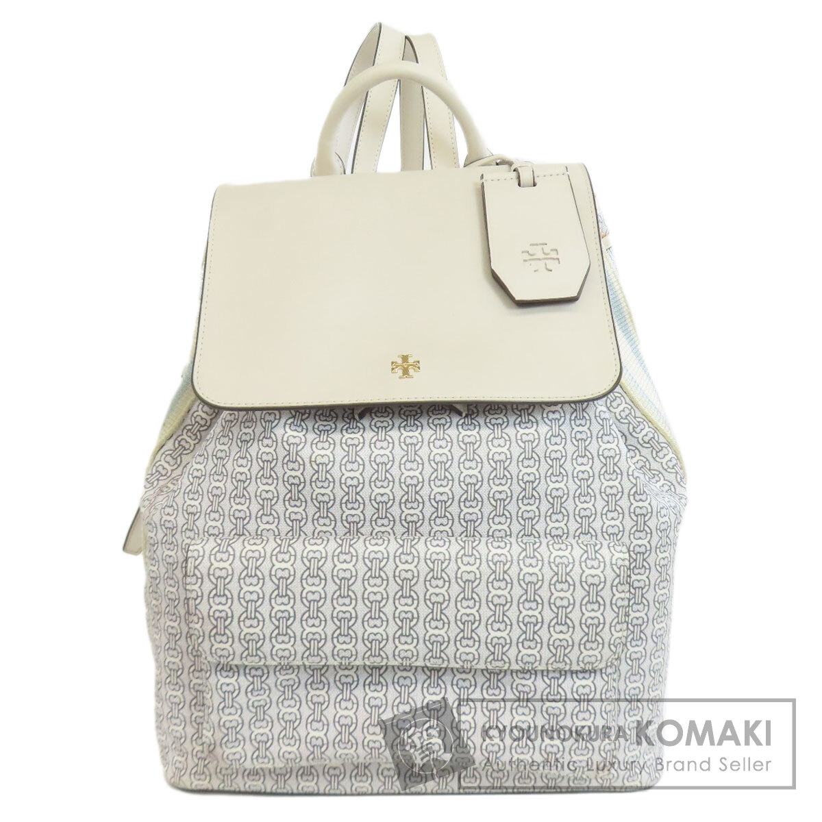 TORY BURCH トリーバーチ レディース レザー リュック /イエロー 中古・古着通販】TORY BURCH (トリーバーチ) リュック イエロー