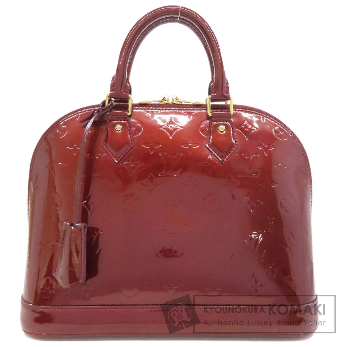 美品 ヴィトン LOUIS VUITTON ヴェルニ アマラント アルマ PM ルイ・ヴィトン ヴェルニ アルマPM アマラント【ルイ・ヴィトン・ナビ！】