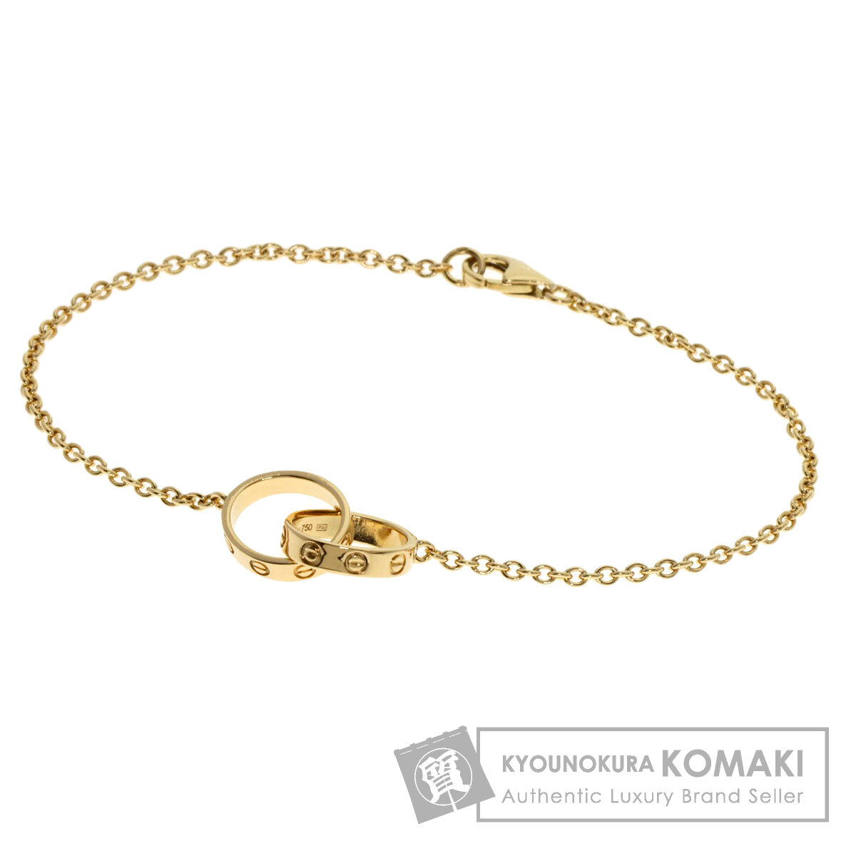 楽天市場】カルティエ Cartier ブレスレット ベビーラブ K18WG