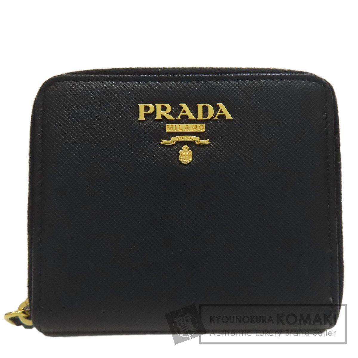 [nti] PRADA プラダ M510 二つ折り財布 ミニ財布 PRADAプラダ M510 二つ折り財布 ミニ財布 TESSUTO NERO