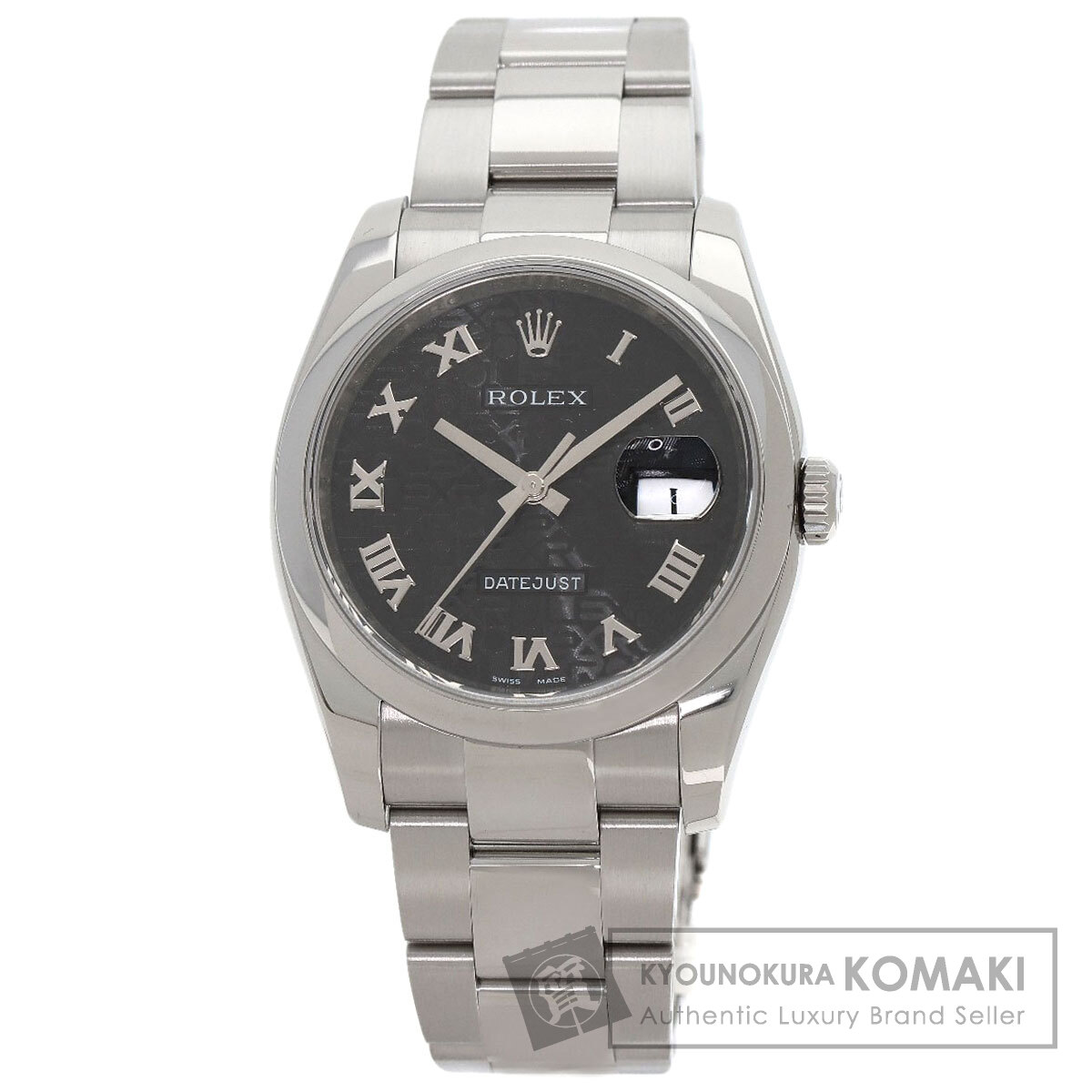 ロレックス 116200 デイトジャスト ローマ ホリコン 腕時計 ステンレススチール/SS メンズ 【中古】【ROLEX】
