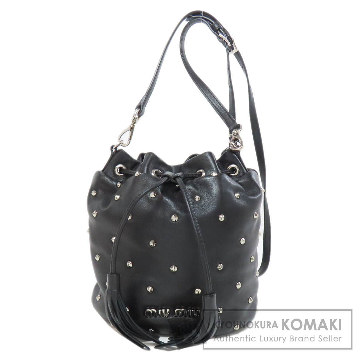 楽天市場】【バッグ】Miu Miu ミュウ ミュウ デニム クリスタル