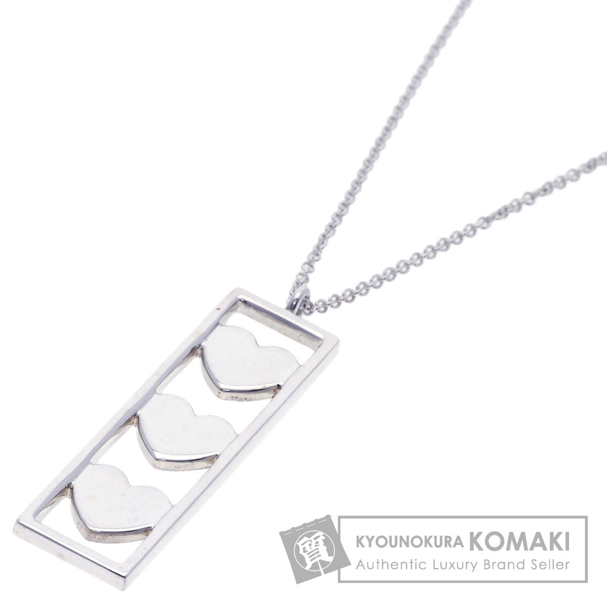 ティファニー Tiffany& Co. トリプルハート ネックレス SV925 TIFFANY&Co. ティファニー ネックレス レディース トリプル