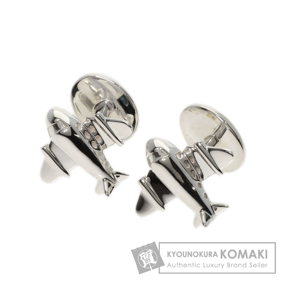 ティファニー 飛行機モチーフ カフス シルバー メンズ 【中古】【TIFFANY&Co.】