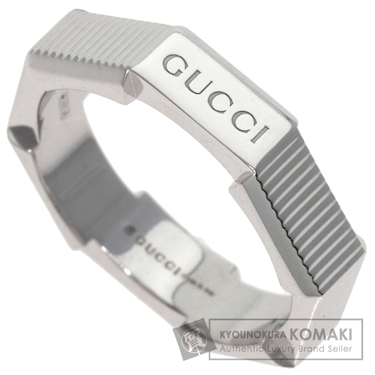 グッチ リンク トゥ ラブ #12 リング・指輪 K18ホワイトゴールド レディース 【中古】【GUCCI】