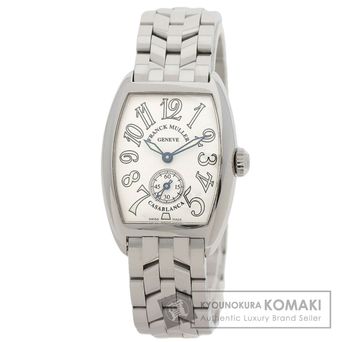 フランクミュラー 1750S6 トノウカーベックス 腕時計 ステンレススチール/SS レディース 【中古】【FRANCK MULLER】