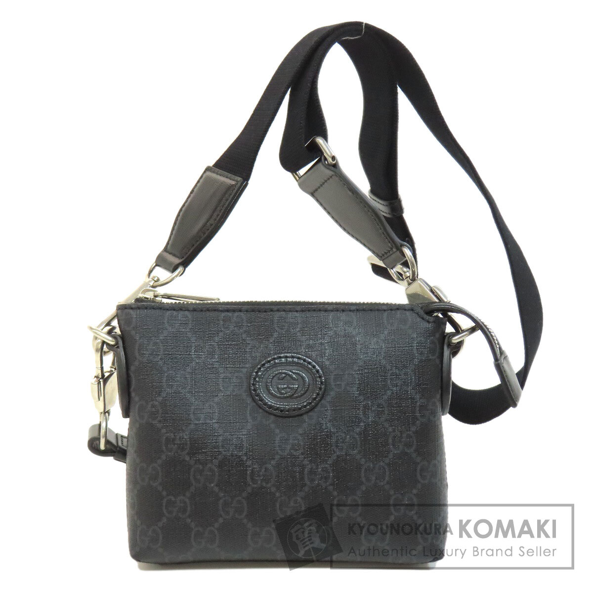 グッチ 723306 GGスプリーム ショルダーバッグ PVC レディース 【中古】【GUCCI】