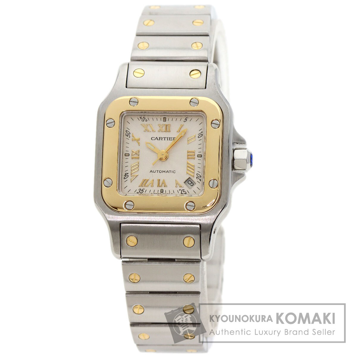 楽天市場】カルティエ 82036288 サントス SM カレ 腕時計 ステンレス