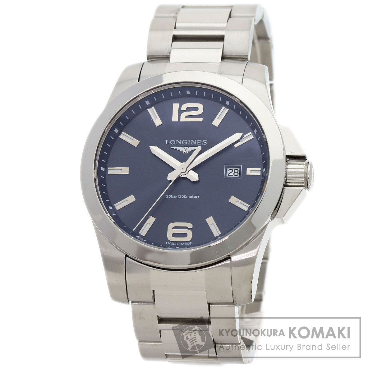 楽天市場】電池交換済 LONGINES ロンジン コンクエスト VHP チタン