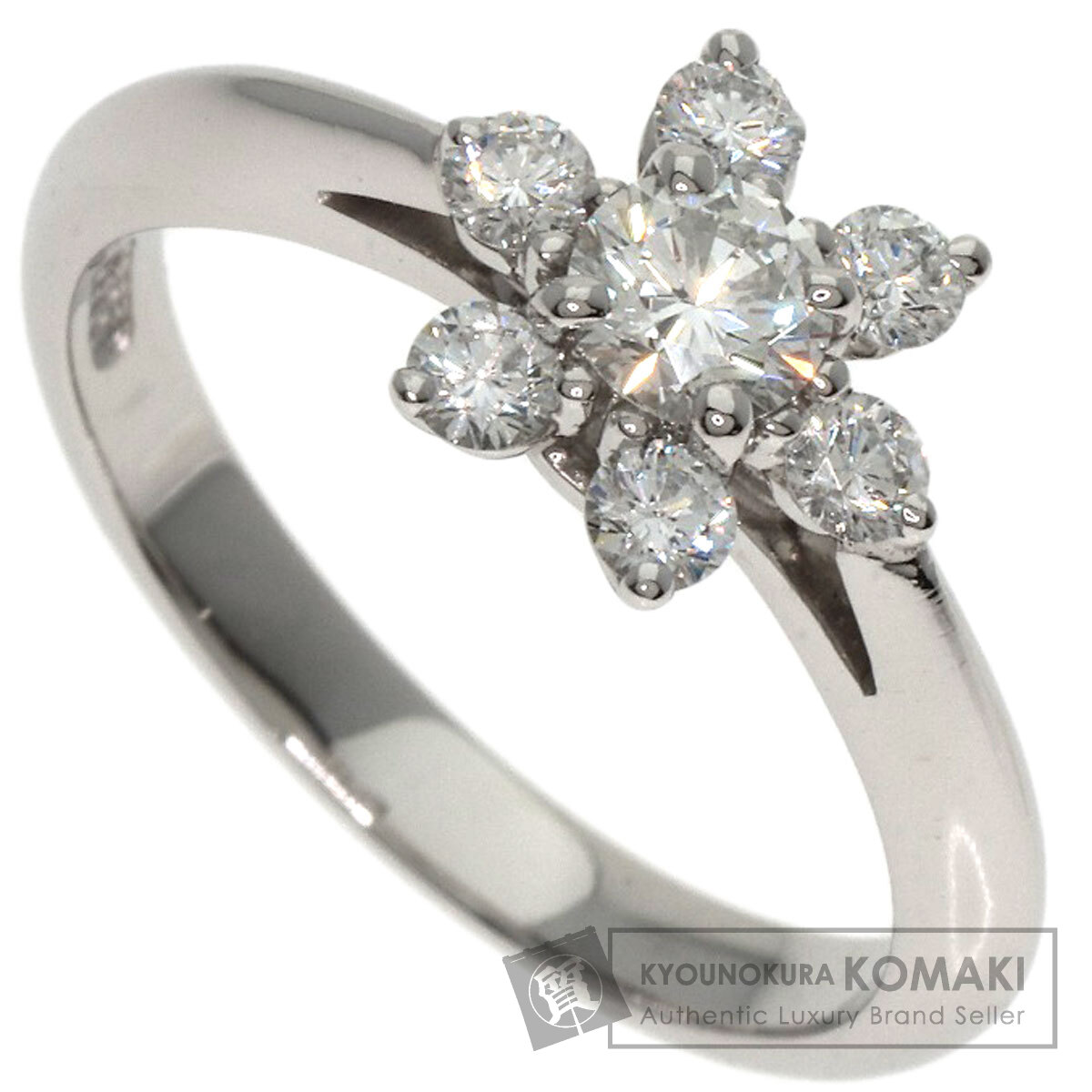 ティファニー バターカップ ダイヤモンド リング・指輪 プラチナPT950 レディース 【中古】【TIFFANY&Co.】