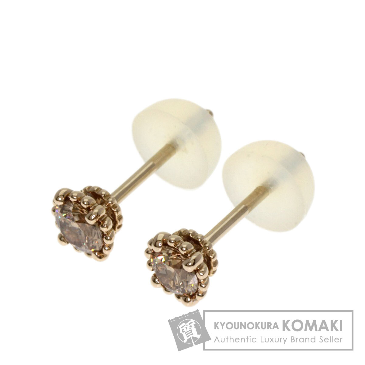 楽天市場】himieヒーミー K18WG ユキヤナギ 2WAY アメリカンピアス