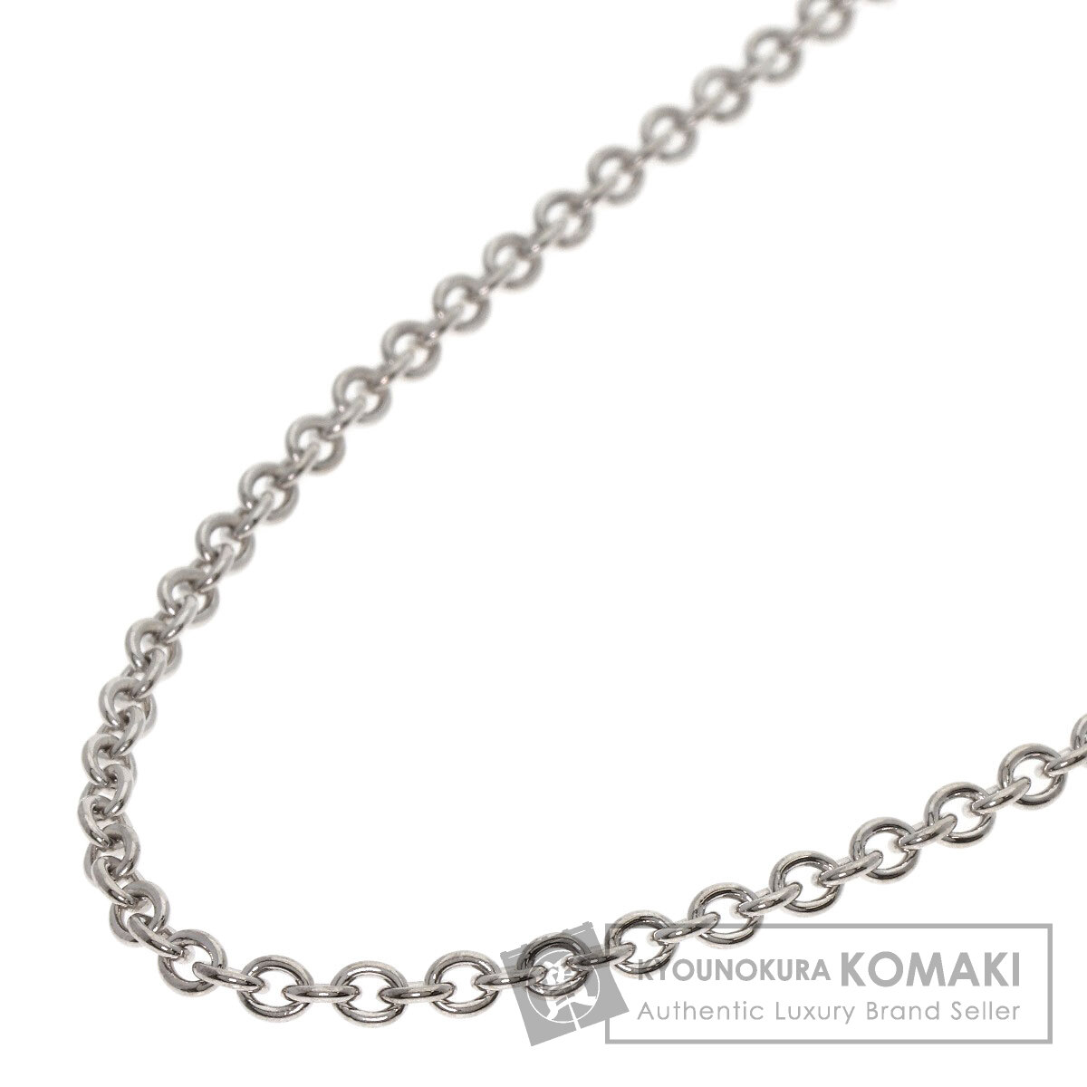 BVLGARI ブルガリ　チェーンネックレス　750wg 45cm ブルガリ・ブルガリ BVLGARI ブルガリ ネックレス 750 K18 YG