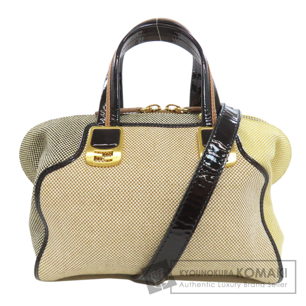 フェンディ 2WAY ハンドバッグ キャンバス レディース 【中古】【FENDI】