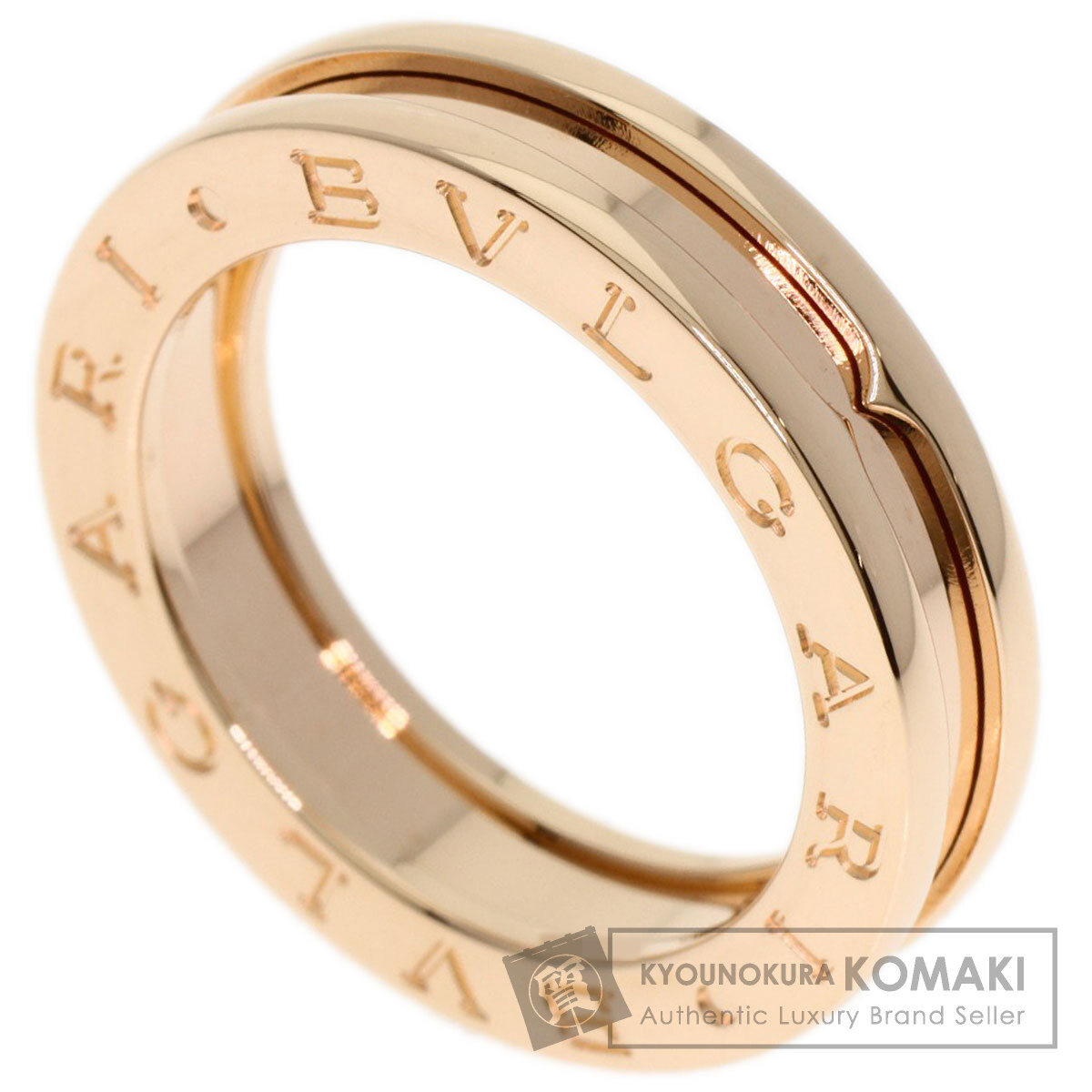 ブルガリ B-zero1 ビーゼロワン 1バンド #52 リング・指輪 K18ピンクゴールド レディース 【中古】【BVLGARI】