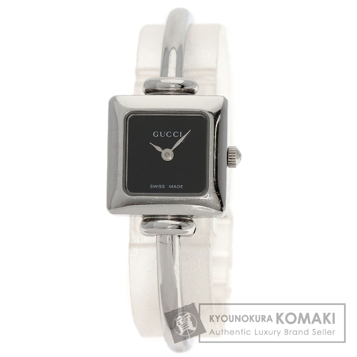 グッチ 1900L スクエアフェイス 腕時計 ステンレススチール/SS レディース 【中古】【GUCCI】