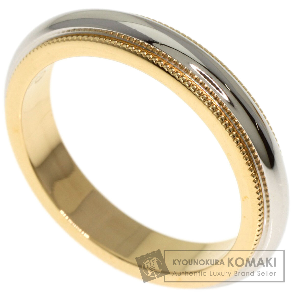 【Tiffany&Co.】ダブルミルグレイン 19号 リングK18ピンクゴールド Tiffany&Co.】ダブルミルグレイン 19号 リングK18ピンクゴールド