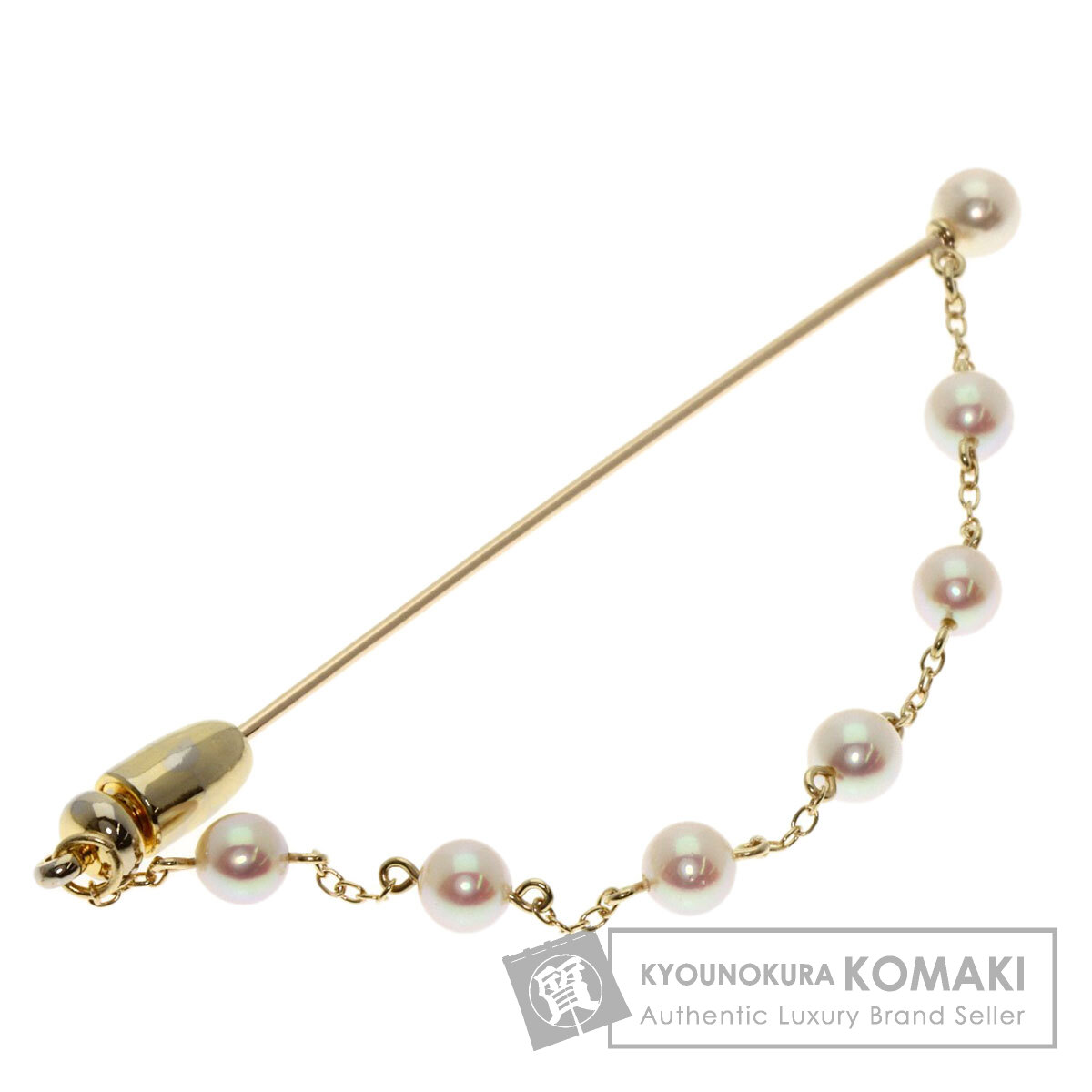 楽天市場】MIKIMOTO / ミキモト パールブローチ K14YG 5.8~7.8mm