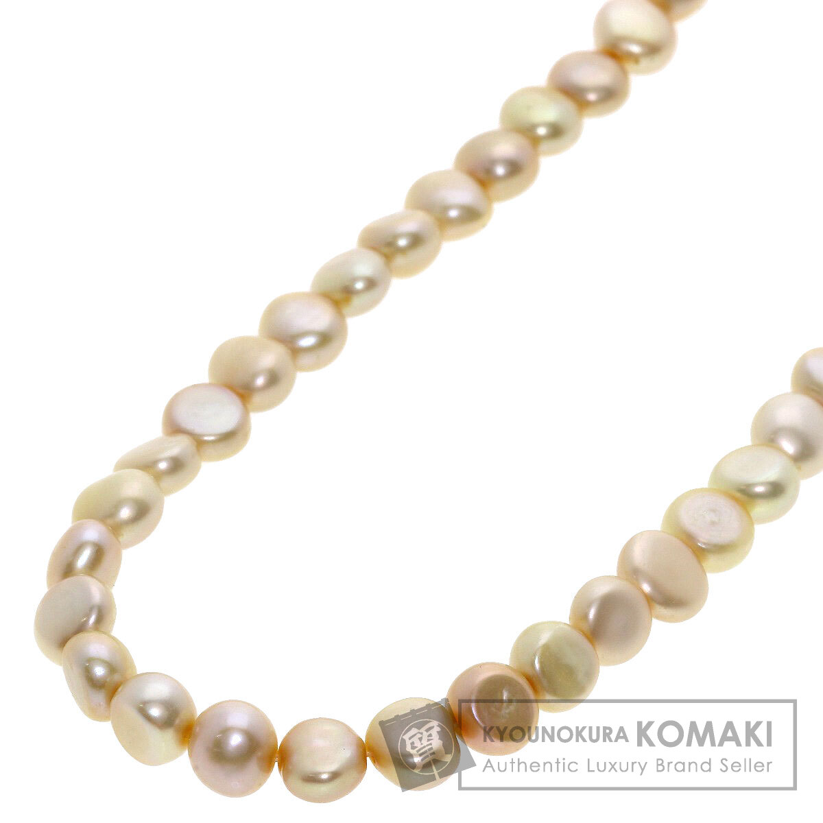 淡水パール 真珠 ロング ネックレス 60.6g レディース 【中古】