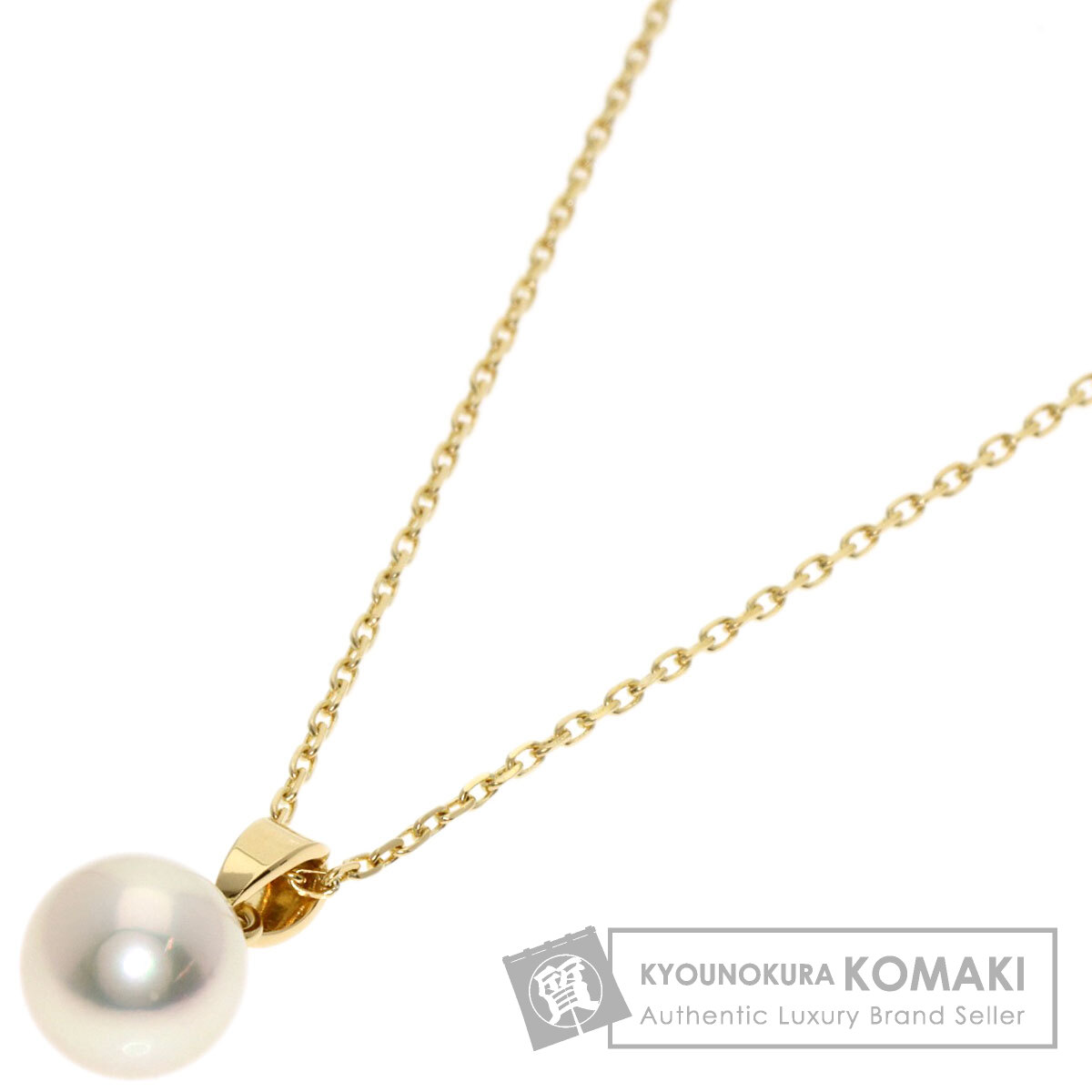 MIKIMOTO 真珠ネックレス ゴールドk18 ボールチェーンパール ミキモト MIKIMOTO ミキモト K18 パール 真珠 ボールチェーンネックレス パール
