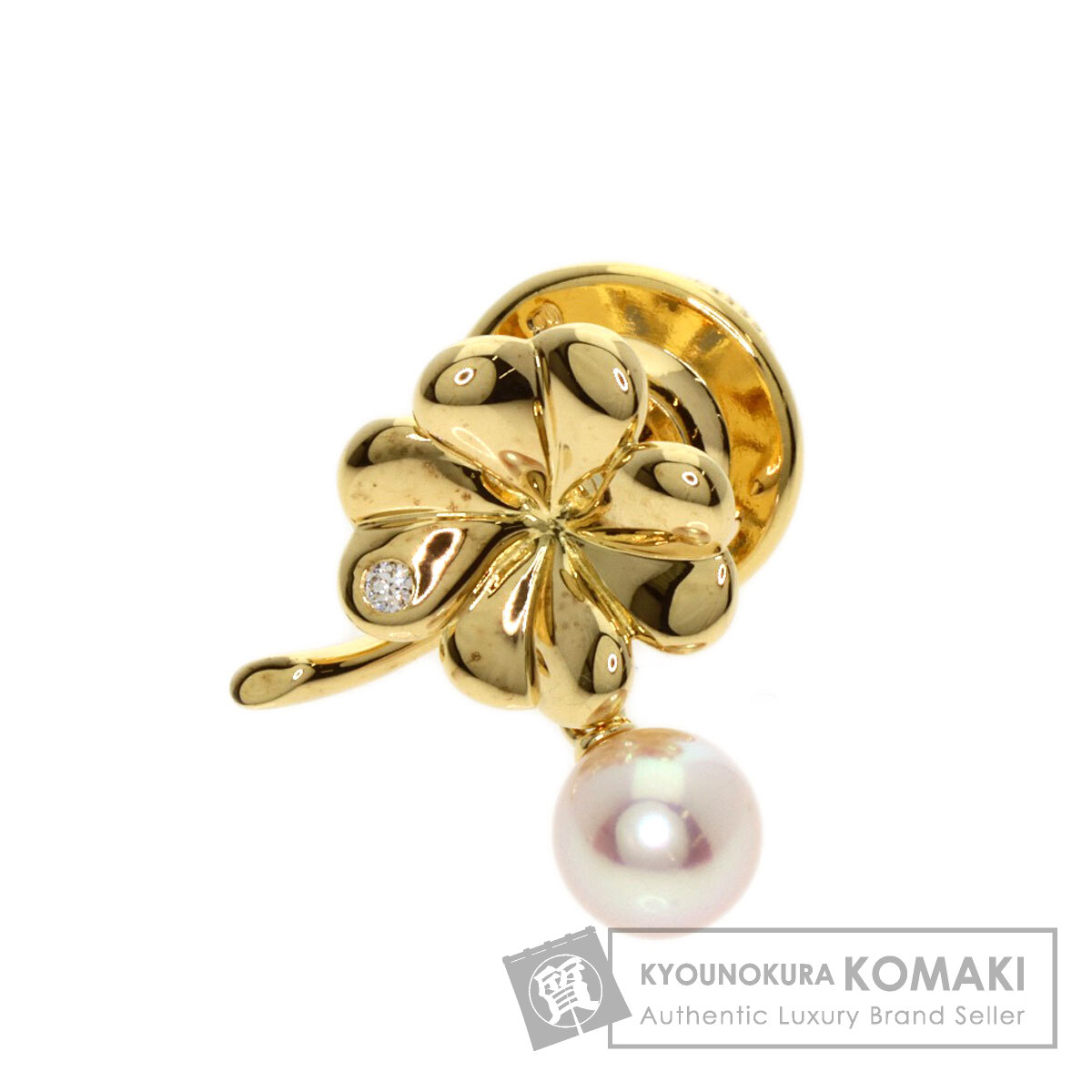 楽天市場】ミキモト MIKIMOTO ピンブローチ カタツムリモチーフ