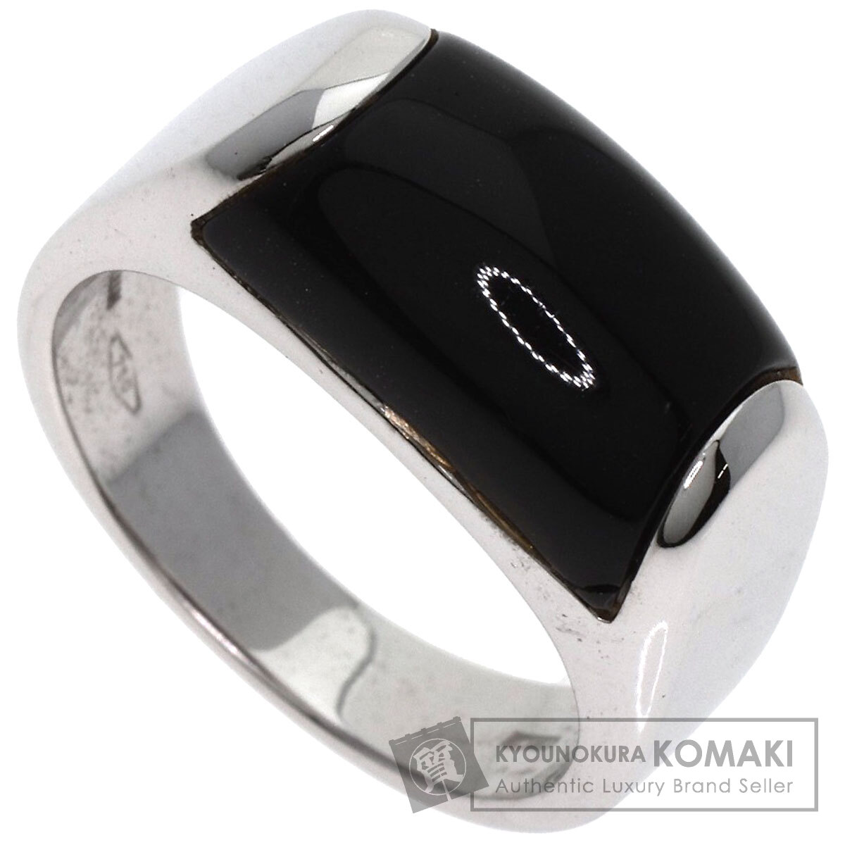 ブルガリ トロンケット オニキス リング・指輪 K18ホワイトゴールド レディース 【中古】【BVLGARI】 103,549円