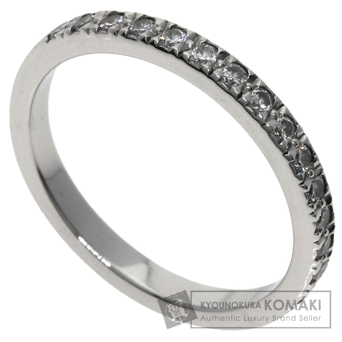 ティファニー ノヴォ ハーフ エタニティ ダイヤモンド リング・指輪 プラチナPT950 レディース 【中古】【TIFFANY&Co.】