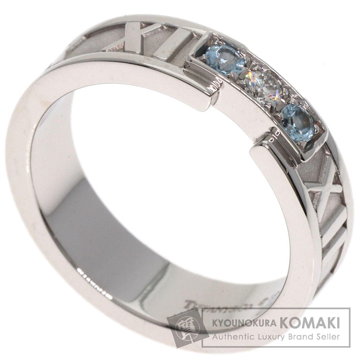 楽天市場】ティファニー 指輪 レディース アトラス ダイヤ アクア