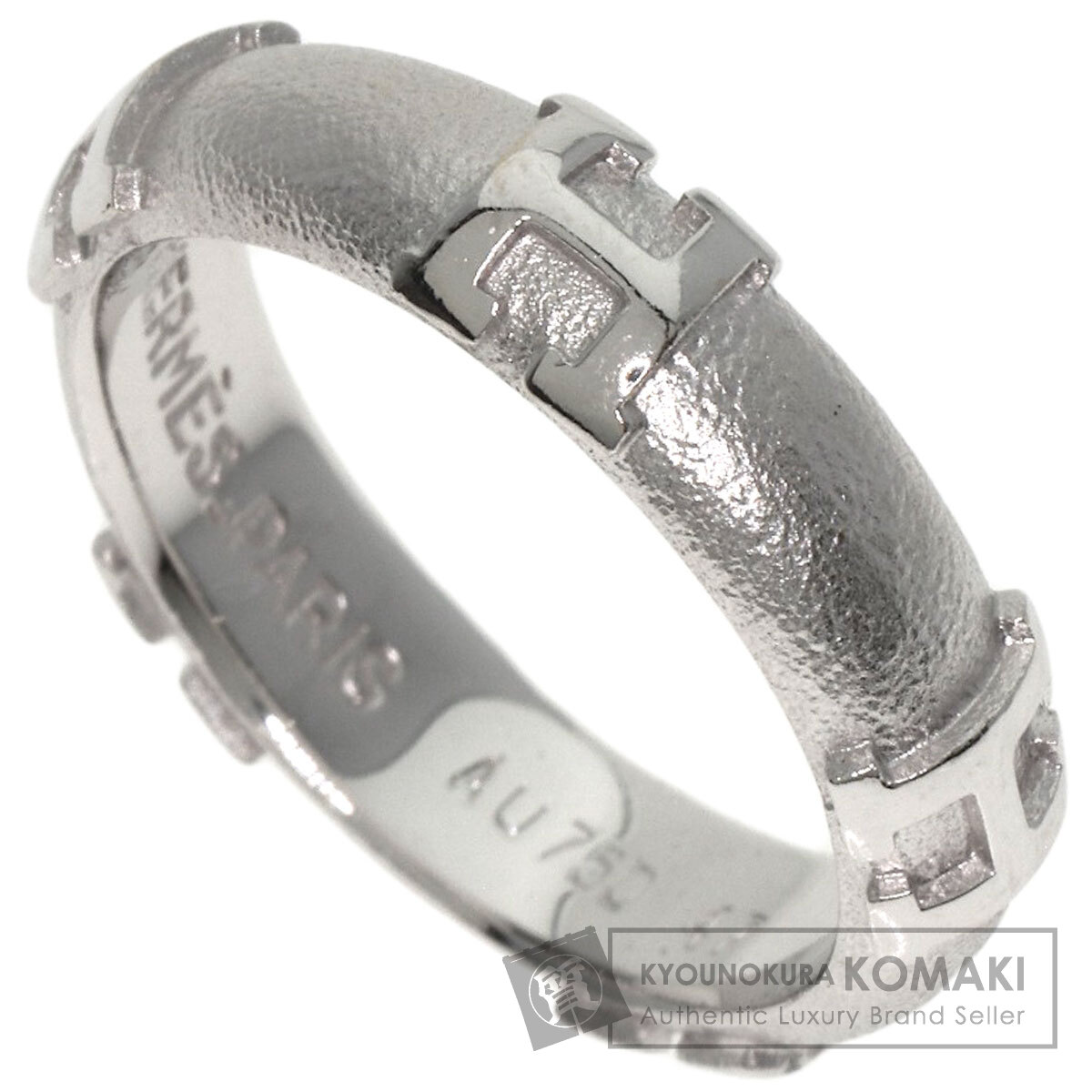 エルメス　リング　フィデリテ　15号　幅4mm k18 YG HERMES エルメス フィデリテ リング・指輪 K18イエローゴールド